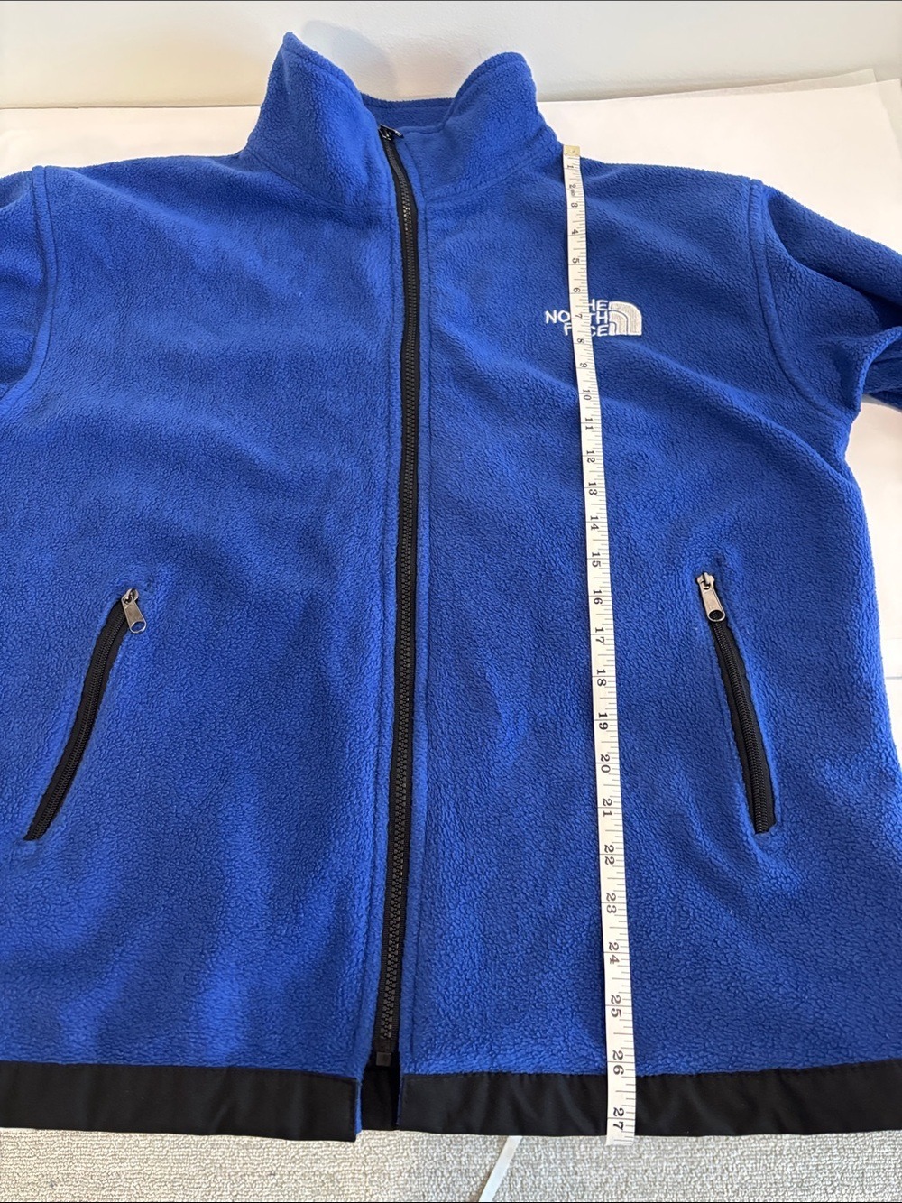 The North Face men’s Summit Series Blue Full-Zip Fleece Jacket size XL - Picture 12 of 12
